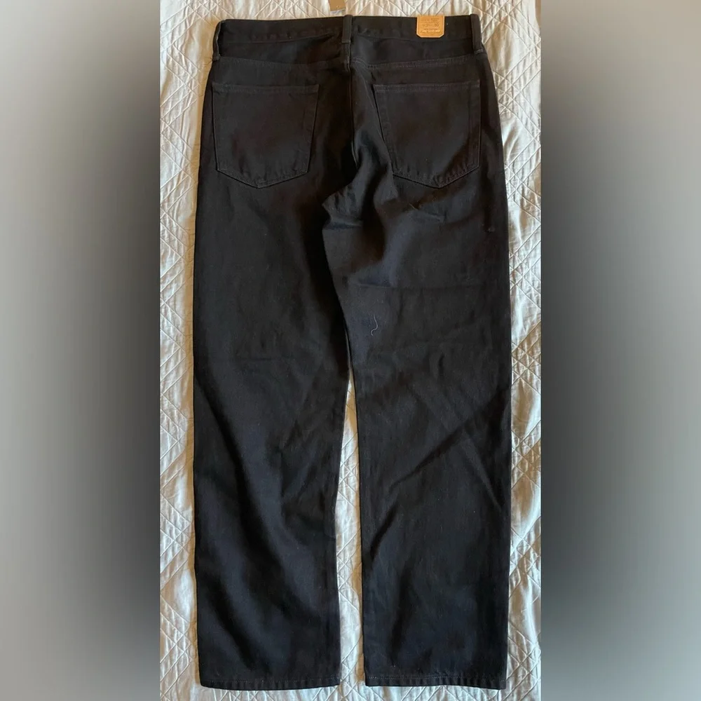 J‎ CREW Classic jean in black rinse wash Size 31/30 NWT $148 CC325
